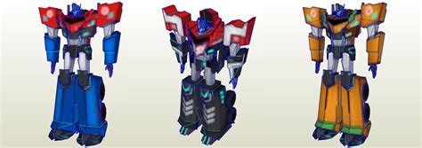 TF RID Game 3 Optimus Prime Model by PapercraftKing on DeviantArt