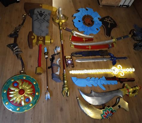 [BotW] all the breath of the wild weapons I have made over the last 2 years : zelda