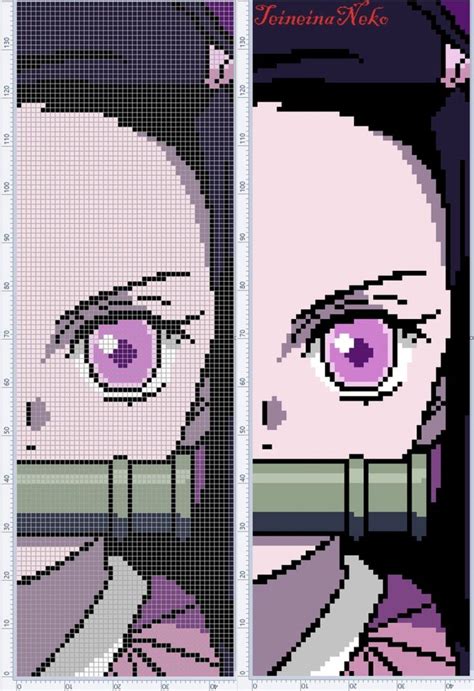 Nezuko Pixel Art A Pixel Art Templates Pixel Art Anime Pixel Art | My XXX Hot Girl