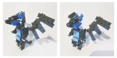 Lego Mega Charizard X MOC : r/pokemon