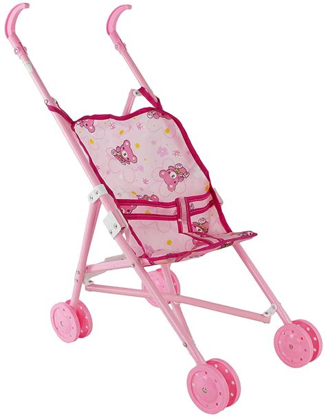 Adorable Pink Teddy Bears Baby Doll Stroller Toy Perfect For Toy Baby Dolls - Walmart.com