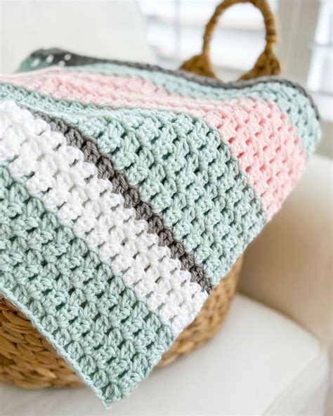 Double Crochet Cluster Stitch Blanket Modern Crochet Blanket - Etsy