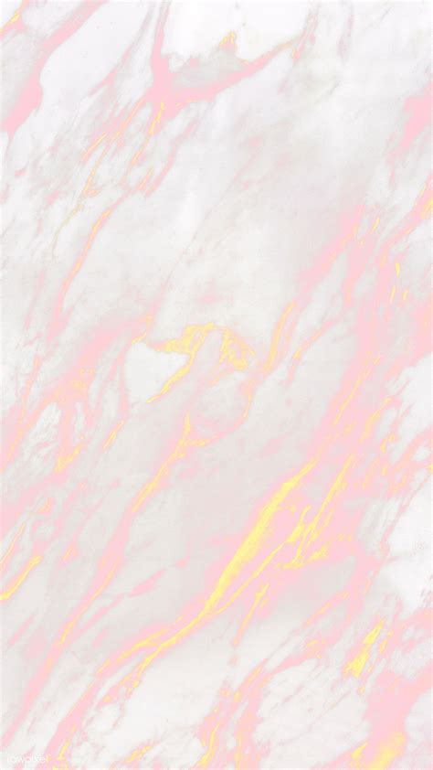 Pink yellow marble textured mobile phone wallpaper | premium image by rawpixel.com / kenbaol ...