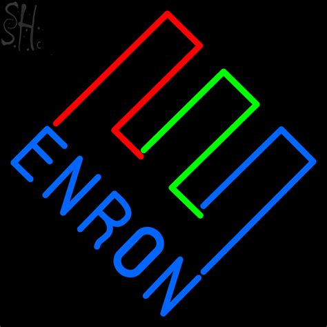 Custom Enron Logo Neon Sign 1 | Neon Signs | Neon Light