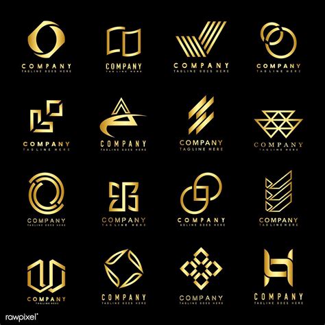 Set of company logo design ideas vector | premium image by rawpixel.com ...