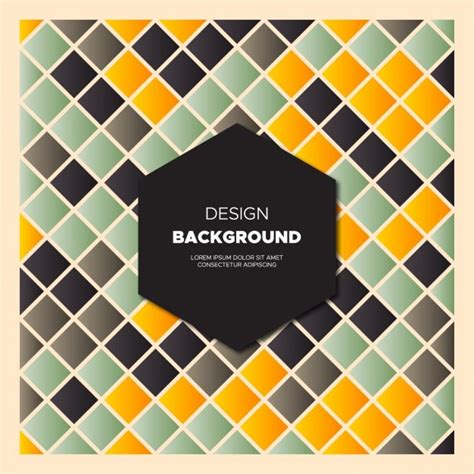 Free Vector | Colorful checkered background