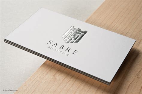 FREE emboss & foil business card templates | RockDesign.com