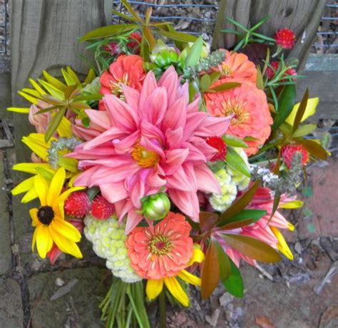 Wedding Flowers from Springwell: Late Summer Bouquet from the Garden