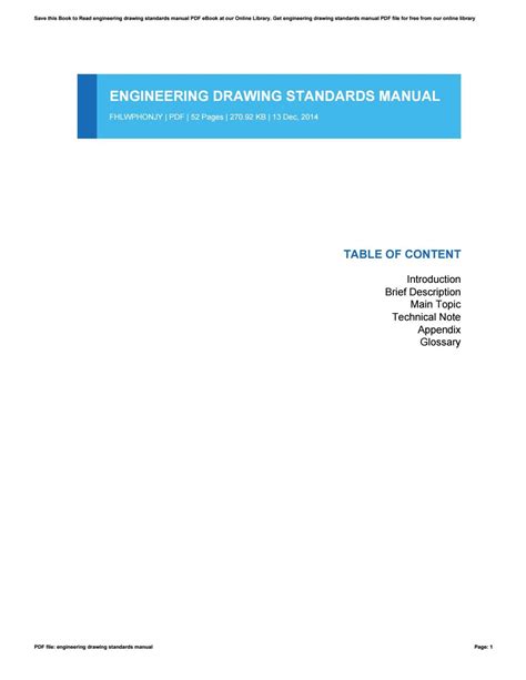 Engineering drawing standards manual by Robert - Issuu