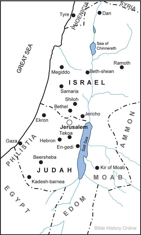 Old Testament Kingdoms Map