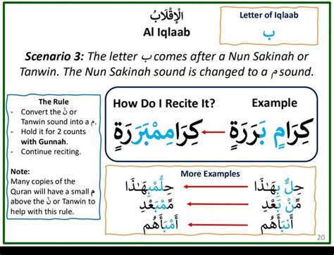 #tajweed #iqlaab | Kindergarten reading worksheets, Learn quran, Learning arabic