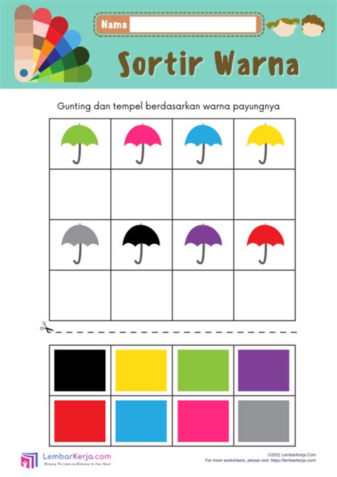 worksheet anak TK – LembarKerja.Com