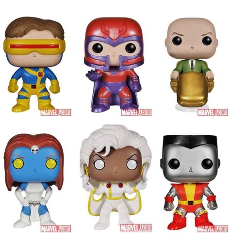 Funko X-Men POP Vinyls Revealed! Cyclops Storm Colossus! - Marvel Toy News