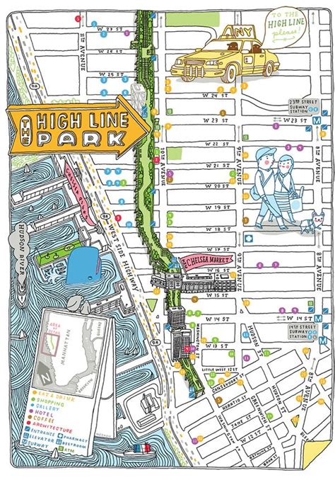 High Line Park Map – Verjaardag Vrouw 2020