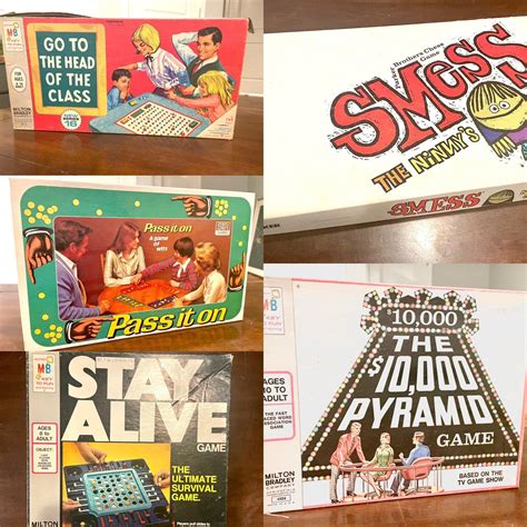 1970s Board Games the 10000 Pyramid Game Smess Stay Alive - Etsy