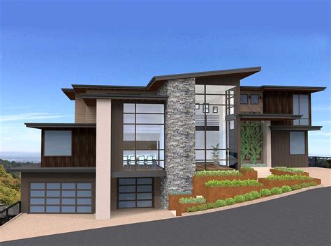 Exclusive and Unique Modern House Plan - 85152MS | Architectural Designs - House Plans