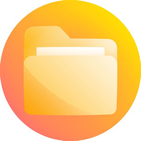 Folder Gradient Galaxy Gradient icon