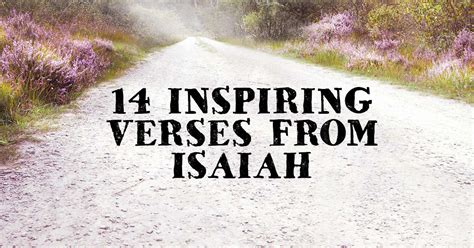 14 Inspiring Verses from Isaiah | ChristianQuotes.info