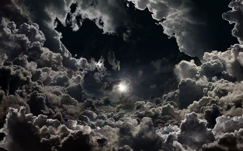 Cloudy Night Sky Wallpapers - Top Free Cloudy Night Sky Backgrounds - WallpaperAccess