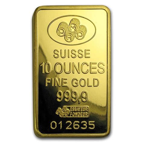 10 Ounce PAMP Suisse Gold Bar – My Gold Platform