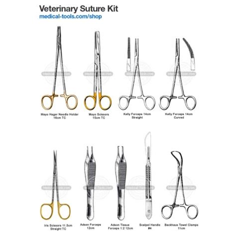 Veterinary Procedure Kits, Examination and Treatment Sets | MediTools Australia - Buy Online