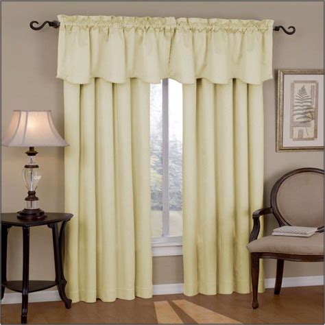 Sheer Curtains With Scarf Valance | Window Treatments Design Ideas