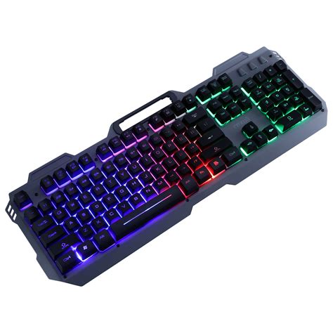 Buy Croma Wired Gaming Keyboard & Mouse Combo (104 Keys, 7200 DPI, Ergonomic Design, Black ...