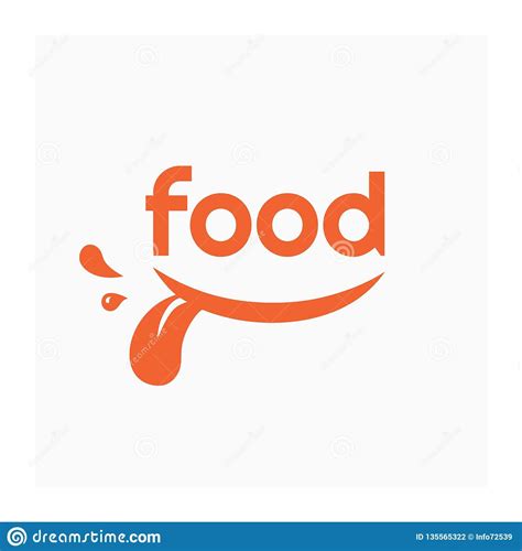 Food Logo with Smile. Label for Food Company Stock Vector - Illustration of expression, grocery ...