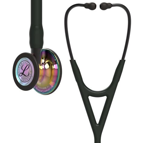 Littmann Cardiology IV Stethoscope, Rainbow Black Black, 6240 - Stethoscope.com