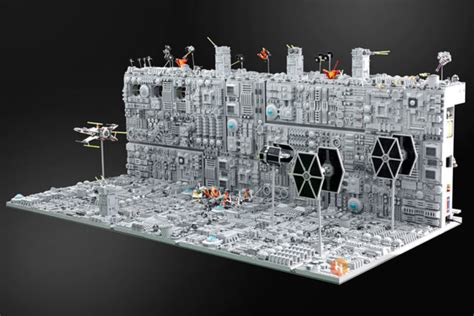 Iconic Death Star Trench Run Scene Recreated With LEGO Has An Astonishing Level Of Details