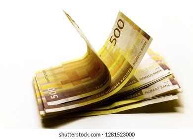 Banknotes 500 Nok Money On White Stock Photo 1281523000 | Shutterstock