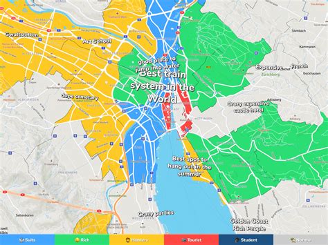 Zurich Neighborhood Map