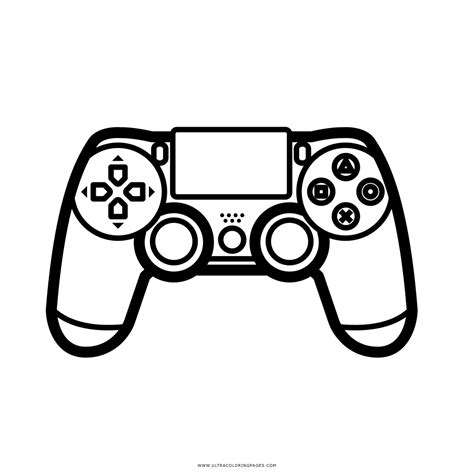 Ps4 Controller - Free Colouring Pages