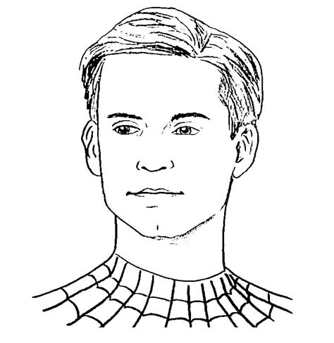 Tobey Maguire Spider-Man No Way Home coloring page - Download, Print or Color Online for Free