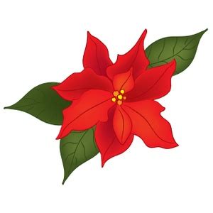 Christmas Flowers Clip Art - ClipArt Best