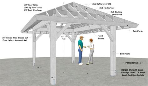 Pavilion Plans - WoodsShop Creative Builders