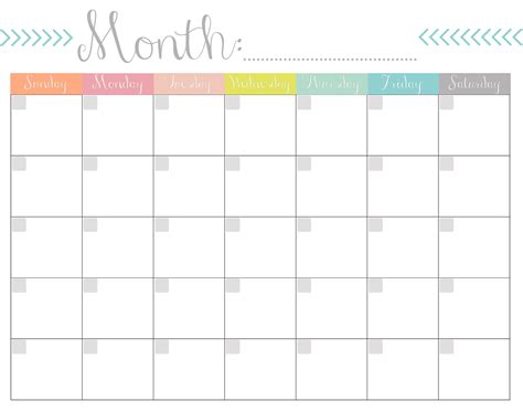 monthly calendar free printable free printable calendar printable monthly calendars m ...