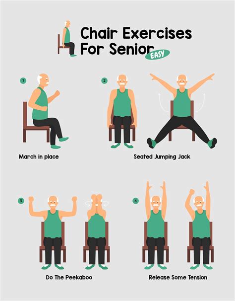 Seated Chair Exercises for Seniors | Seated exercises, Senior fitness, Yoga for seniors