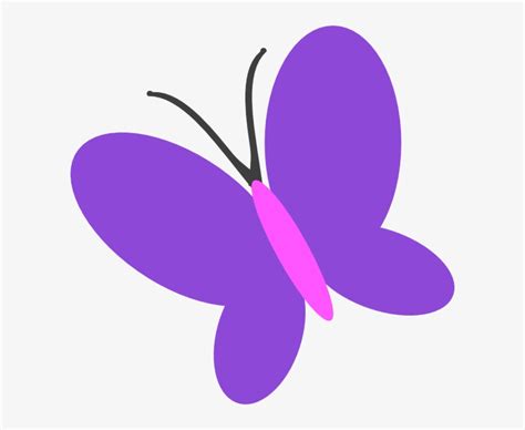 Butterfly Clipart Purple Butterfly - Spring Butterfly Clip Art Transparent PNG - 600x592 - Free ...