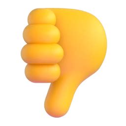 Thumbs Down Emoji | Emoji Thumbs Down Meaning