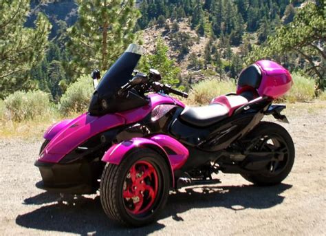 Buy Custom 2009 Can Am Spyder RS Pink on 2040-motos