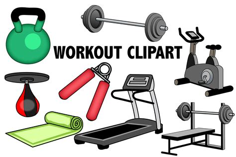 Workout Clipart Graphic by Mine Eyes Design · Creative Fabrica