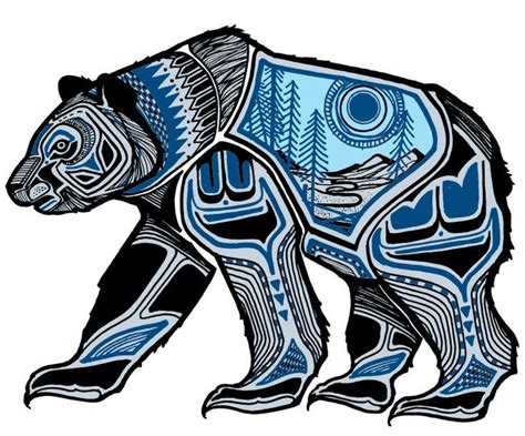 Native American Bear Totem Tattoo