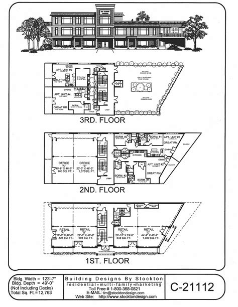 Commercial Building Plans and Designs