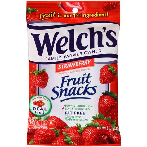 WELCH'S STRAWBERRY FRUIT SNACKS 5 OZ - Midwest Distribution