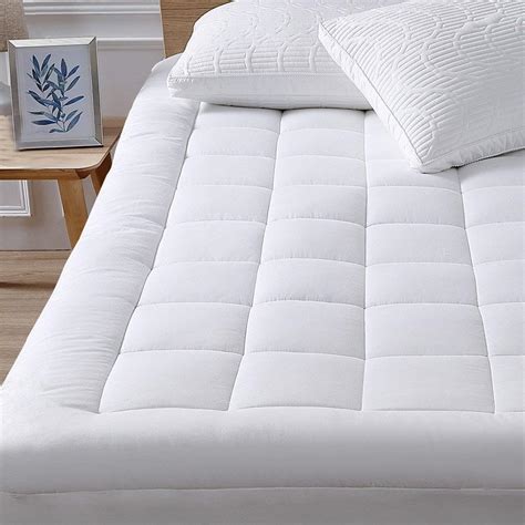 Queen Size Mattress Pad Cover Memory Foam Pillow Top Topper Thick Luxury Bed 614409718406 | eBay