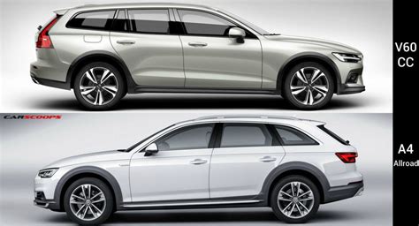 Volvo V60 CC Vs. Audi A4 Allroad: Which Rugged Estate Would You Go For? | Carscoops