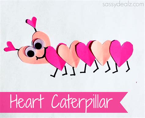 Valentine's Day Heart Shaped Animal Crafts For Kids - Crafty Morning