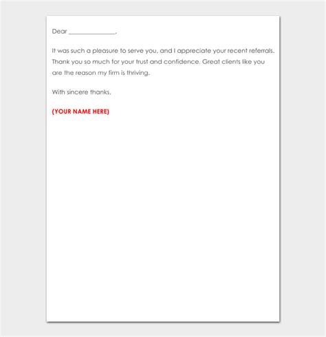 Business Referral Thank You Note Examples, Templates & Wording Tips