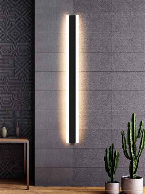 Avenila Modern Waterproof Outdoor Long Strip LED Aluminum Wall Lamp | Led outdoor wall lights ...